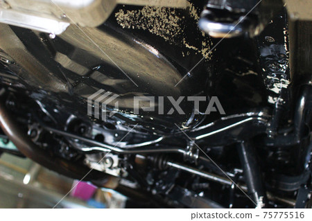 Below the car Below the car 75775516