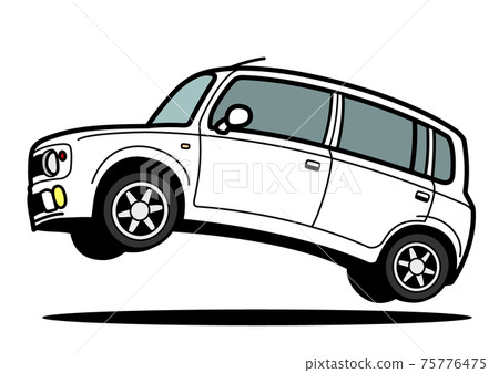 一點前光車白色跳車圖 一點前光車白色跳車圖 75776475