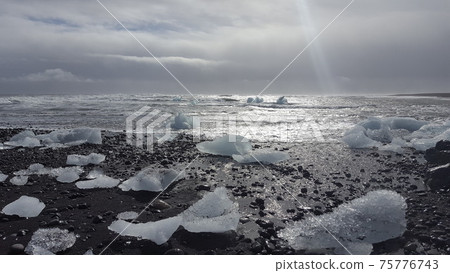 Iceland Diamond Beach Glacier 75776743