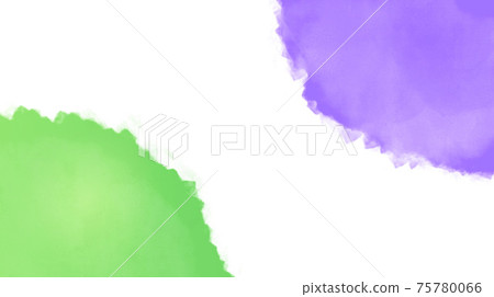 紫色和綠色水彩筆標記，背景材料，紋理 75780066
