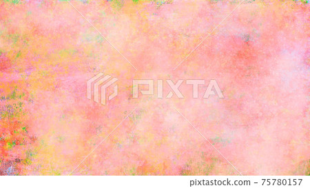 春天水彩筆痕，背景材料，紋理 75780157