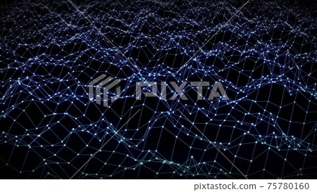 Blue network image 75780160