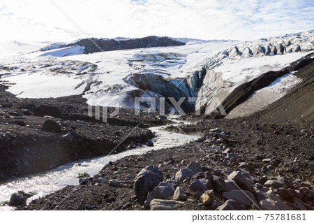 Vatnajokull glacier near Kverfjoll area, Iceland nature Vatnajokull glacier near Kverfjoll area, Iceland nature 75781681