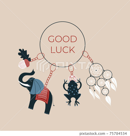 Good luck keychains 75784534