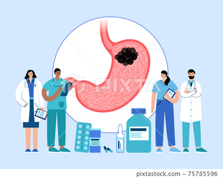 Stomach logo concept 75785596