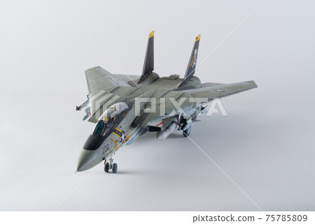 塑料模型田宮1/48格魯曼公司F-14A雄貓白色背景9 75785809