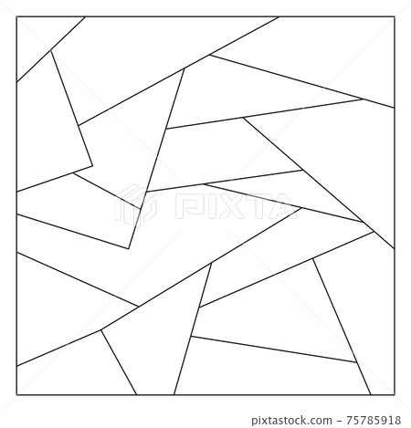 Blank Jigsaw Puzzle 9 pieces. Simple line art style for printing