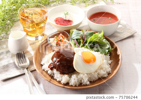 機車莫科板喝湯甜點套裝 75786244