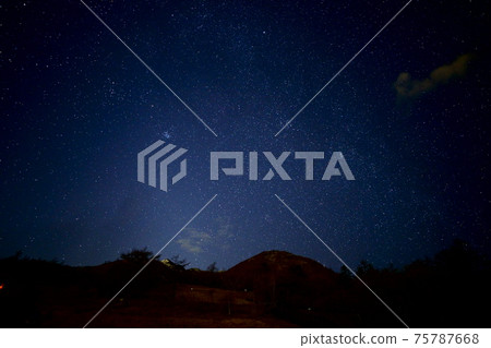 Starry sky seen from the plateau of Nikko 3 75787668