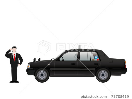 Taxi driver and taxi 75788419