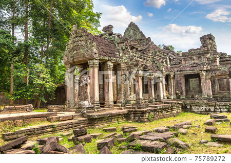 Preah Khan temple in Angkor Wat Preah Khan temple in Angkor Wat 75789272