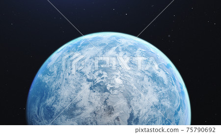 Earth 3D CG background wallpaper Earth 3D CG background wallpaper 75790692