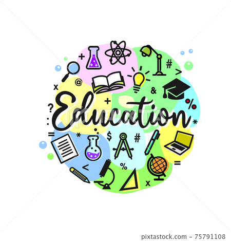 education, vector, school 75791108