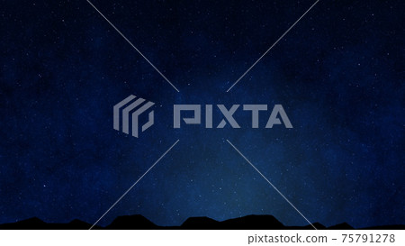 Mountains starry sky nature CG background wallpaper Mountains starry sky nature CG background wallpaper 75791278