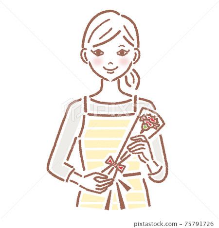 Mother's Day (Shimashima Apron) 75791726
