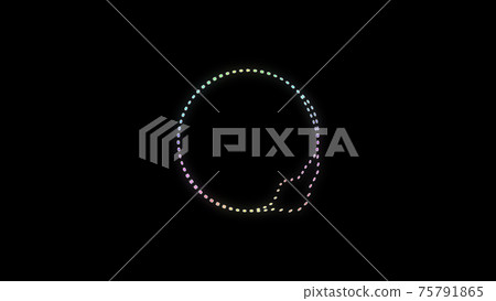 Audio spectrum circular CG background wallpaper Audio spectrum circular CG background wallpaper 75791865