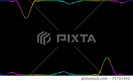 Audio spectrum line line CG background wallpaper Audio spectrum line line CG background wallpaper 75791948