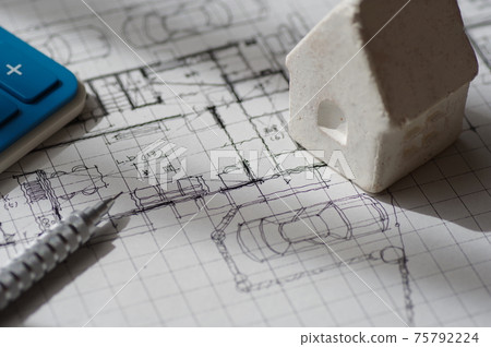 Image material of housing design (house purchase) Image material of housing design (house purchase) 75792224