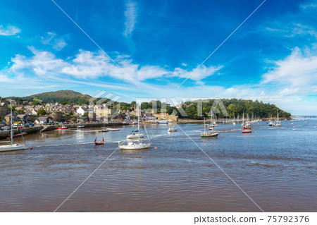 Conwy bay in Wales 75792376