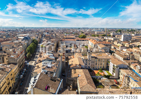 Panoramic view of Bordeaux Panoramic view of Bordeaux 75792558