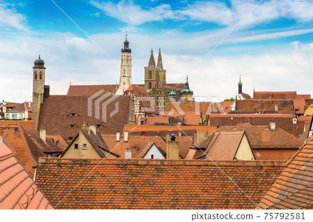 Panoramic view of Rothenburg 75792581