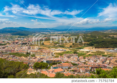 Panoramic aerial view of Blanes 75792784