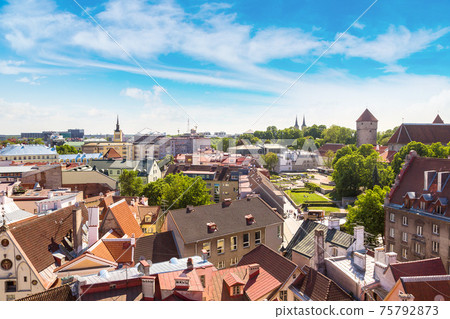 Aerial View of Tallinn Aerial View of Tallinn 75792873
