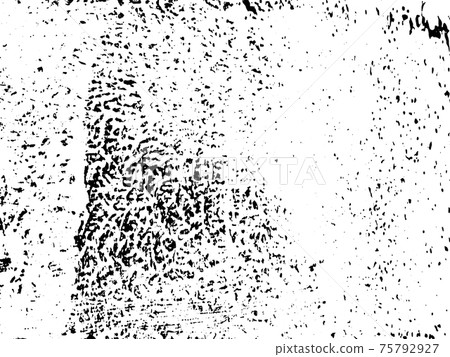 Black and white grunge. Distress overlay texture. Abstract surface dust and rough dirty wall background concept.  Distress illustration simply place over object to create grunge effect. Vector EPS10. 75792927
