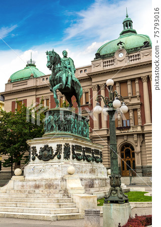 Prince Michael statue in Belgrade 75793016