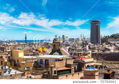 Panoramic view of Barcelona Panoramic view of Barcelona 75793041