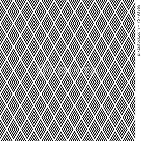 Abstract seamless geometric diamonds pattern. 75793968