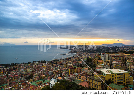 Sunset over Naples 75795166