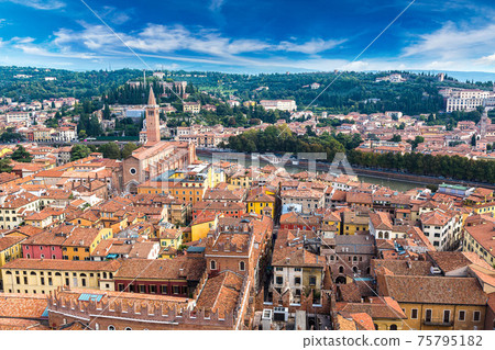 Aerial view of Verona, Italy Aerial view of Verona, Italy 75795182