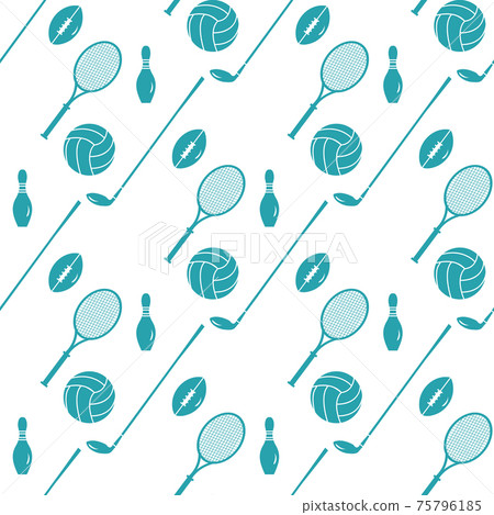 Vector Pattern Sport Game Tennis Golf Football 75796185