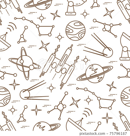 Space Vector Pattern Astronomy Science Galaxy 75796187