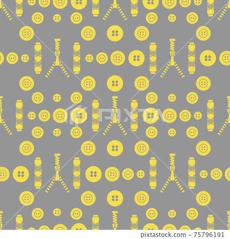 Sewing and needlework seamless pattern. Sewing and needlework seamless pattern. 75796191