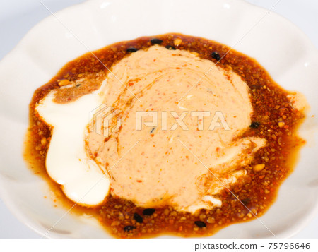 Shichimi soy sauce mayonnaise 75796646