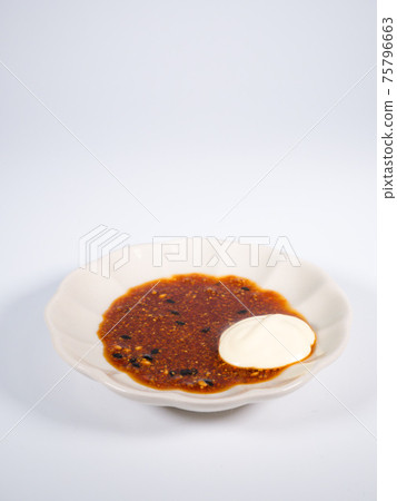 Shichimi soy sauce mayonnaise Shichimi soy sauce mayonnaise 75796663