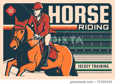 Horse riding, jockey polo ride training sport club 75799195