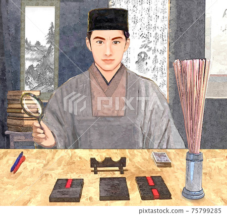 Handsome I Ching fortune teller 75799285