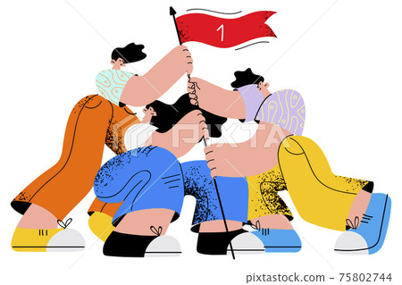 Teamwork, success, business cooperation concept Teamwork, success, business cooperation concept 75802744