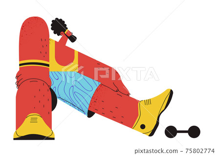 Active lifestyle, workout, sport concept 75802774