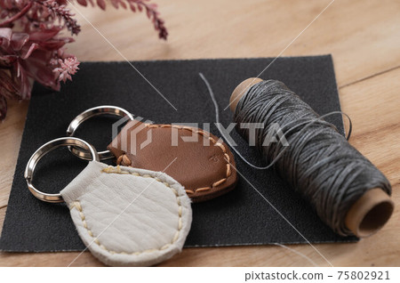Handmade leather key chain Handmade leather key chain 75802921