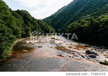 [Gunma Prefecture] Senjojiki, a large river 75804310