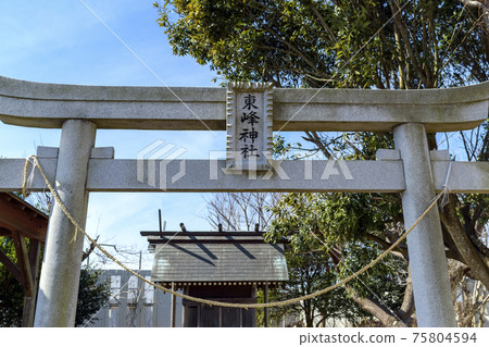 Torii and main hall of Toho Shrine at Narita Airport 75804594