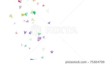 CG pyramid Many floating triangular pyramids CG pyramid Many floating triangular pyramids 75804799