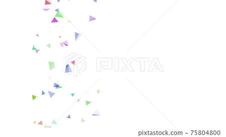 CG pyramid Many floating triangular pyramids CG pyramid Many floating triangular pyramids 75804800