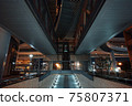 Scenery under the overpass Night view 75807371