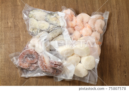 將幾種海鮮冷凍保存在冷凍袋中 真空包裝 照片素材 圖片 圖庫 將幾種海鮮冷凍保存在冷凍袋中 真空包裝 照片素材 圖片 圖庫