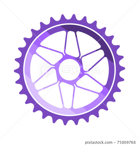 Bike Gear Star Icon - Stock Illustration [75809768] - PIXTA